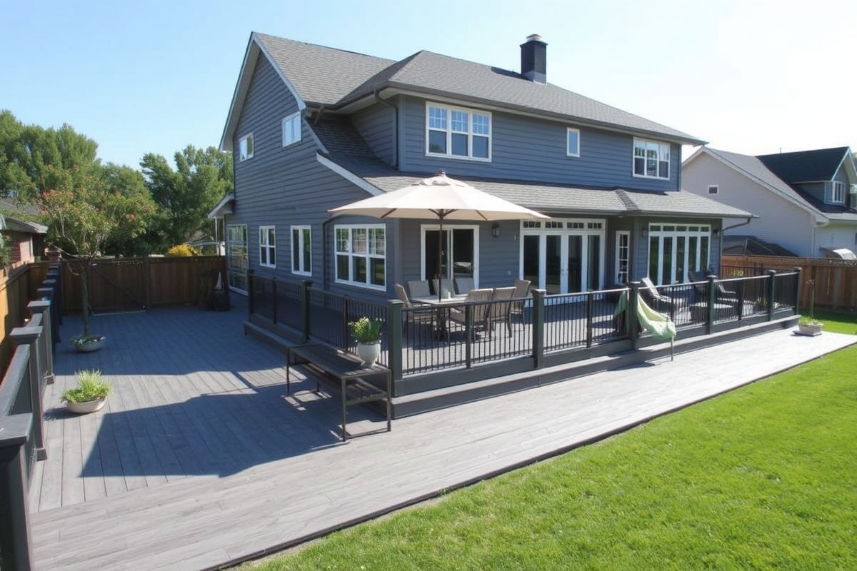 Designing with Tidal Gray Composite Decking: Trends and Tips