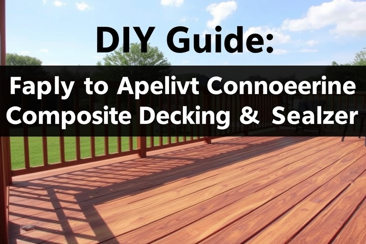 DIY Guide: Applying Composite Decking Stain and Sealer