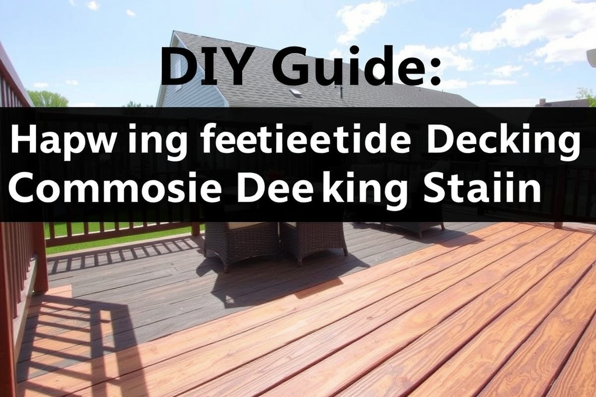 DIY Guide: Applying Composite Decking Stains for a Refreshed Look