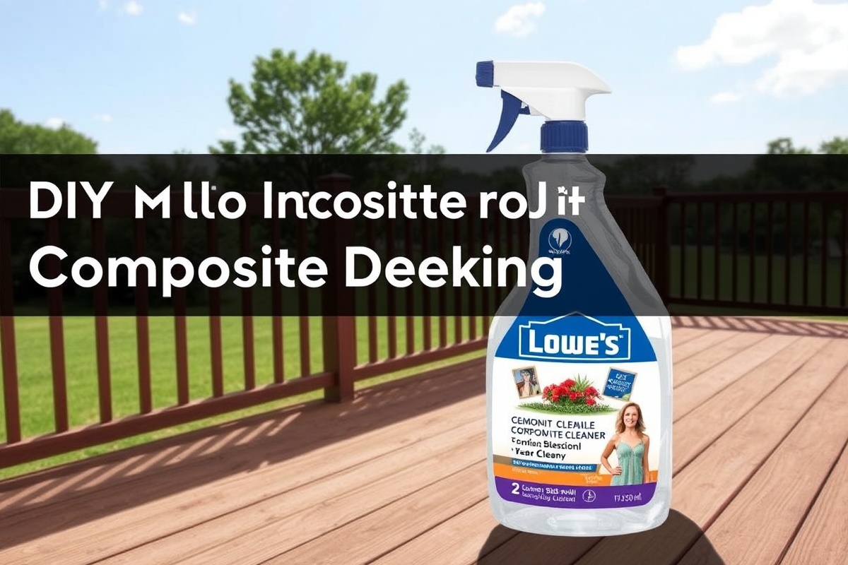 DIY Guide: Cleaning Composite Decking with Lowe's Products