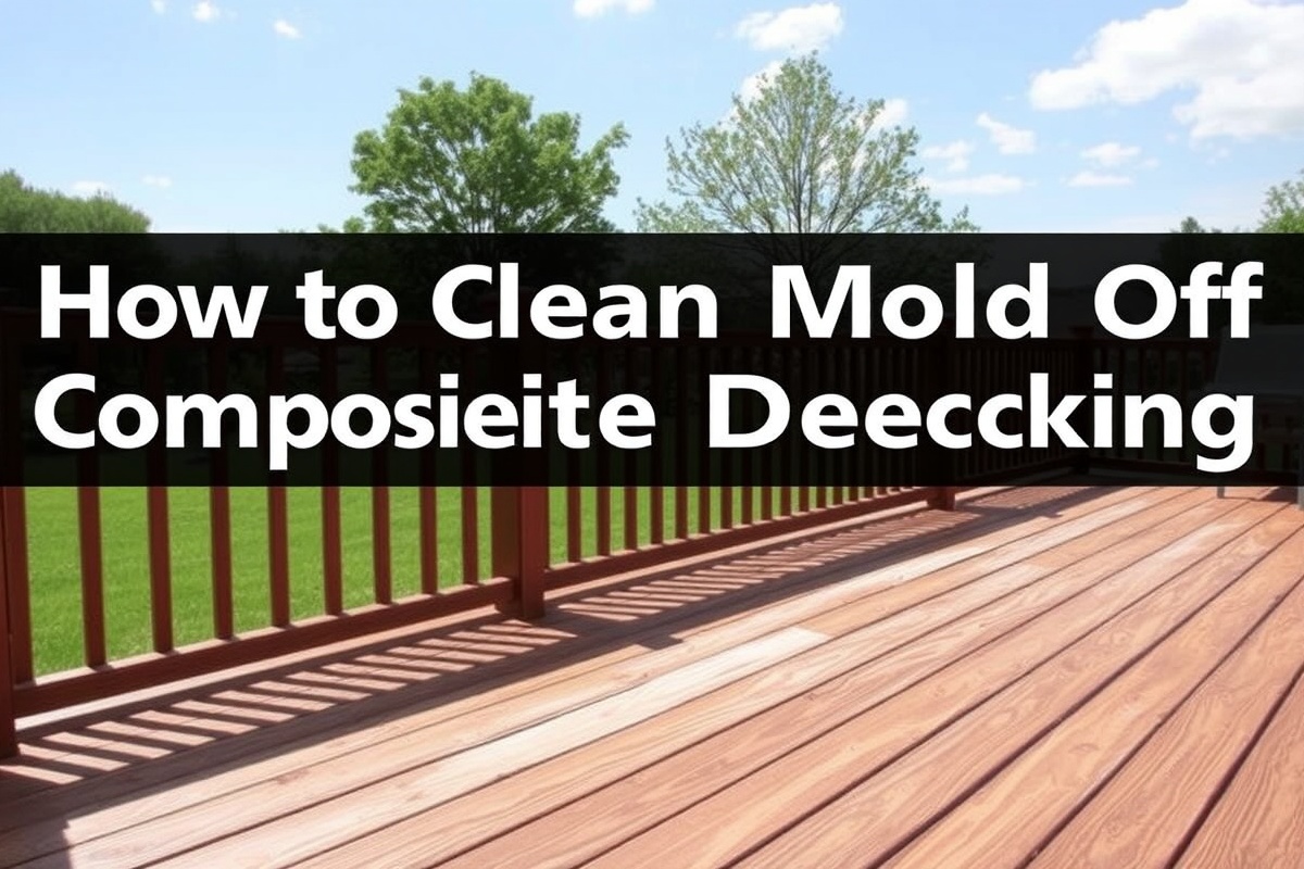 DIY Guide: Cleaning Mold Off Composite Decking