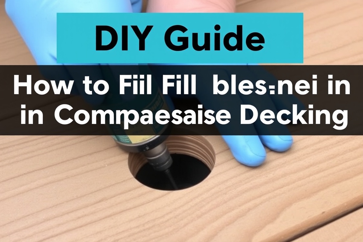 DIY Guide: How to Fill Holes in Composite Decking