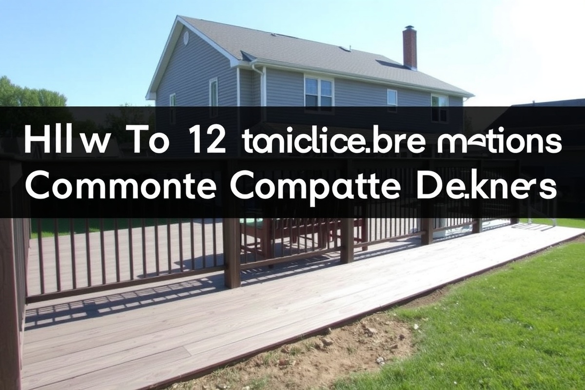 DIY Guide: Installing 12 Inch Composite Decking