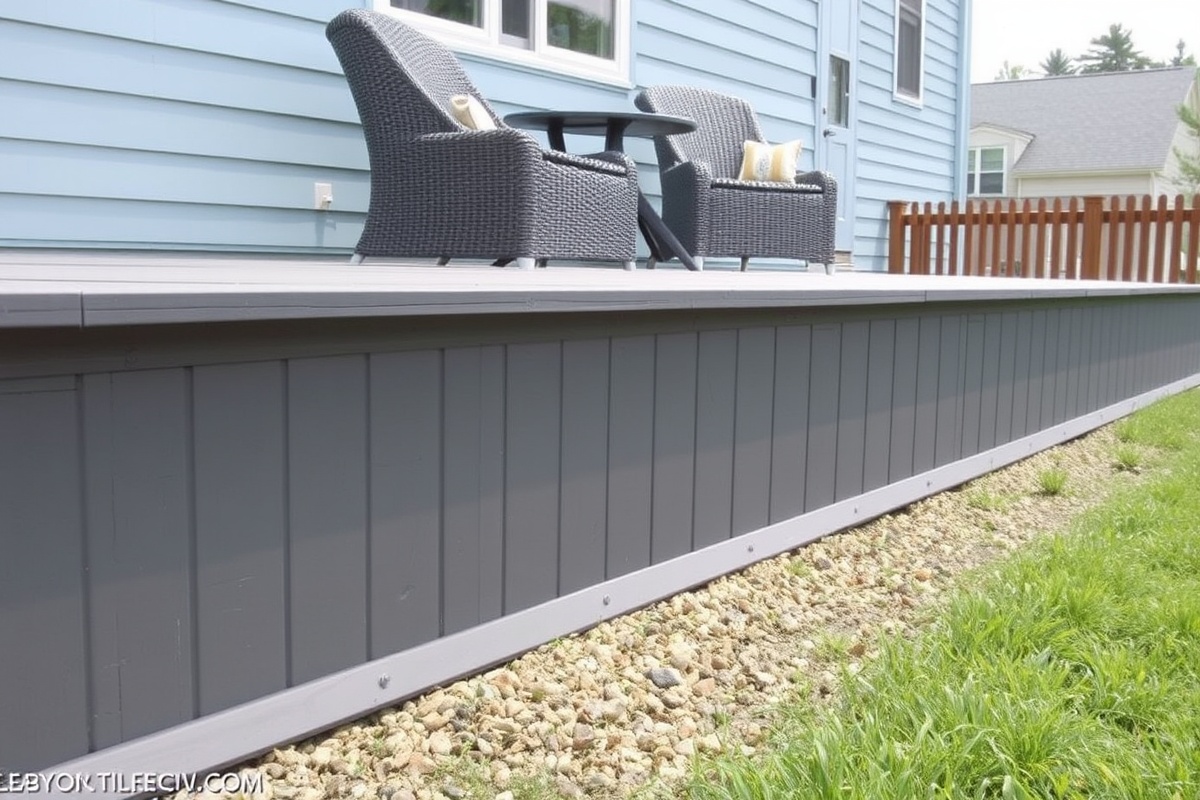 DIY Guide: Installing Grey Composite Decking Edging Like a Pro