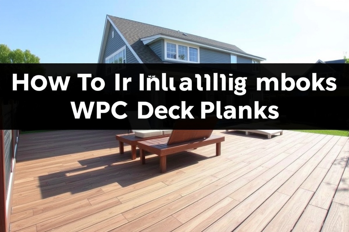 DIY Guide: Installing WPC Deck Planks for Beginners