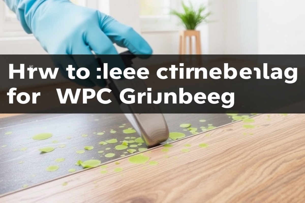 DIY Guide: Removing Green Fungus from WPC Flooring