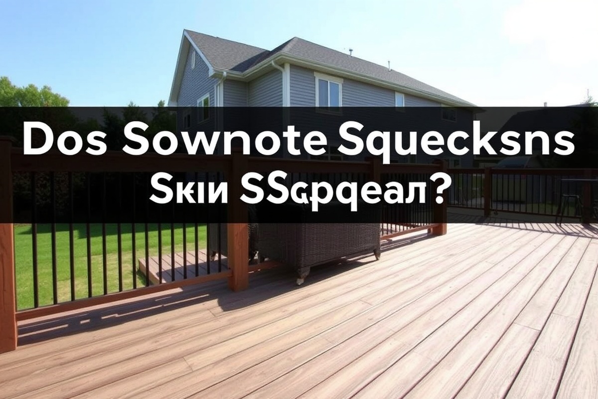 does composite decking squeak