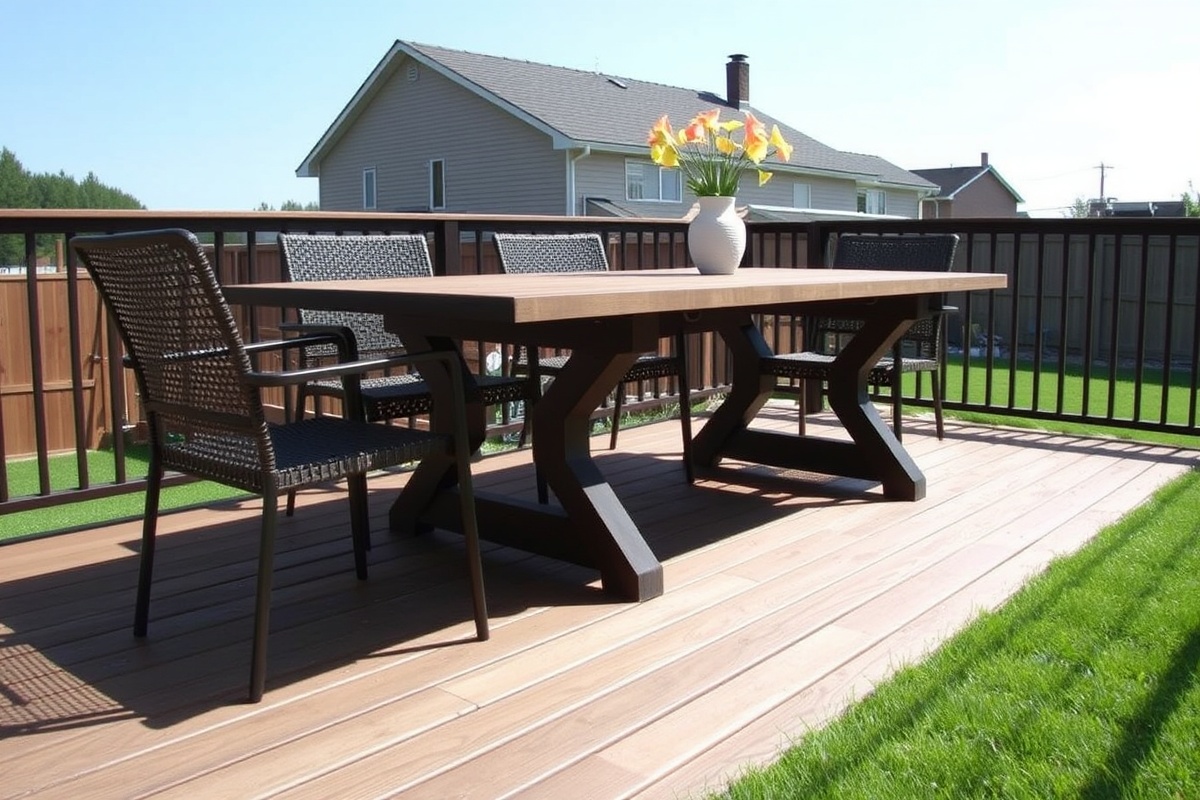 Eco-Friendly Outdoor Living: Composite Decking Table Plans