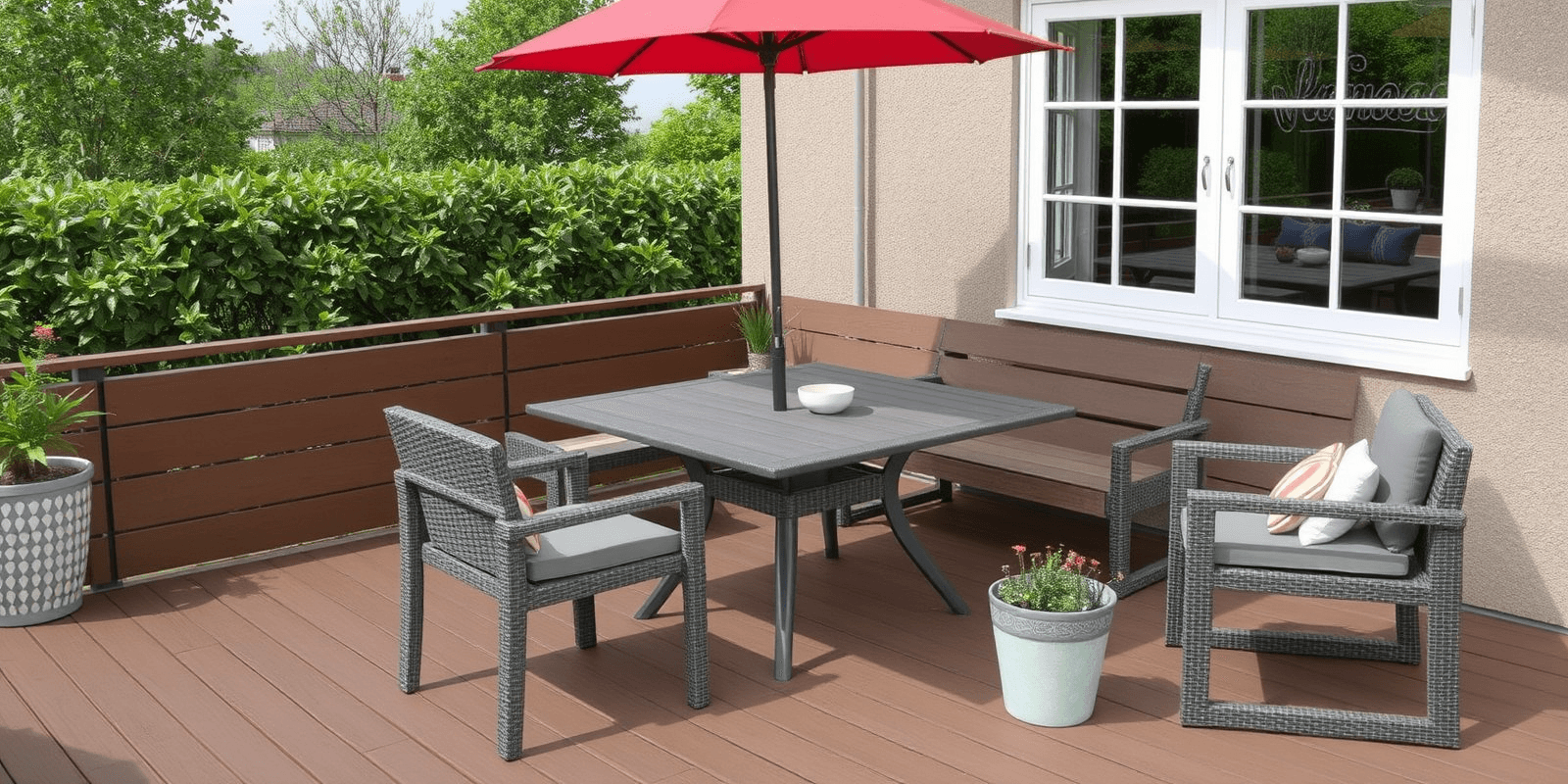 Eco-Friendly Outdoor Living with WPC Terrasse Komplett Set