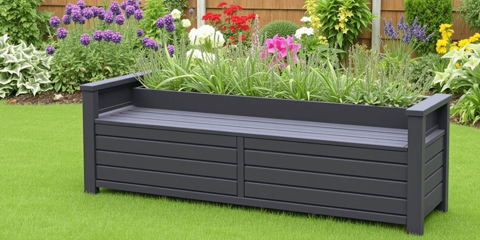 Eco-Friendly WPC Garden Storage Benches: A Sustainable Choice