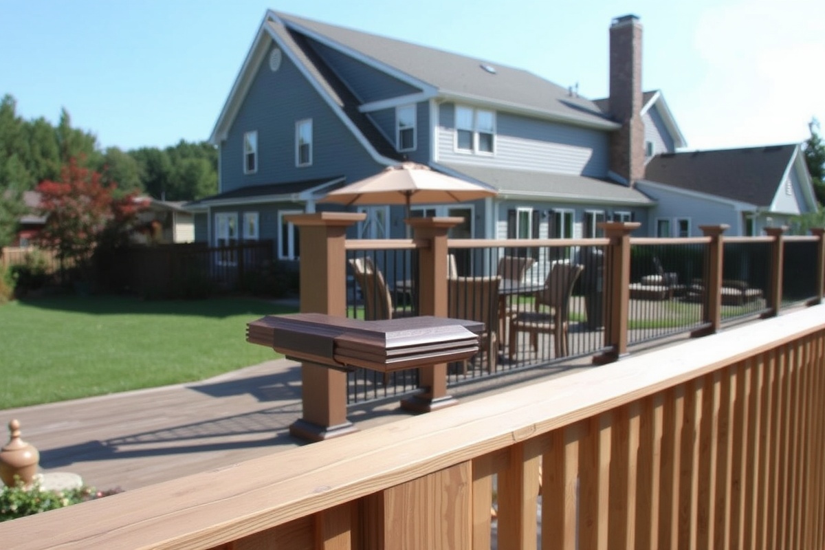 end cap for composite decking