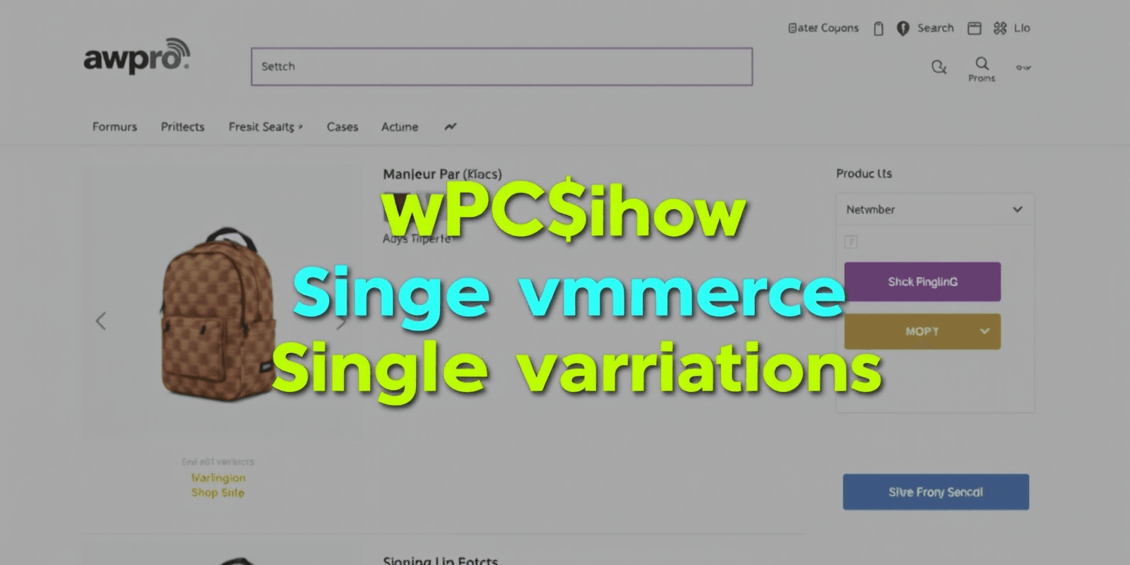 Enhancing WooCommerce Product Pages with WPC Show Single Variations