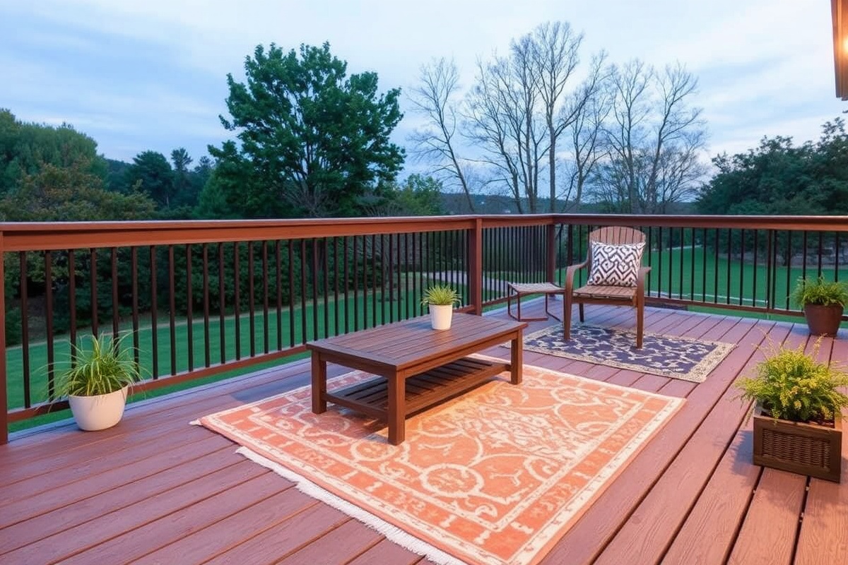 Enhancing Your Outdoor Space with Rugs on Composite Decking