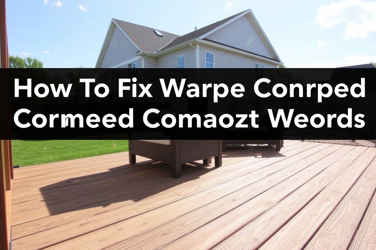 Expert Tips for Repairing Warped Composite Deck Boards