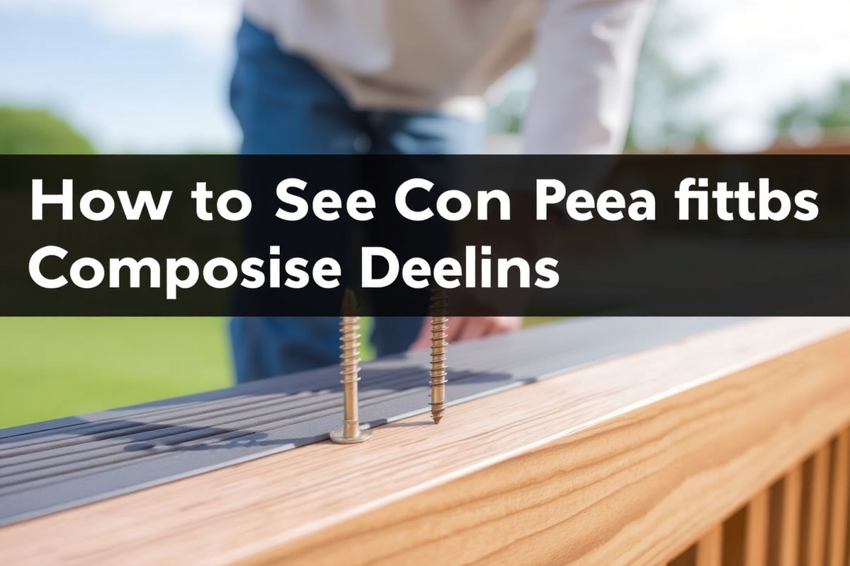 Expert Tips for Securing Composite Decking with Screws