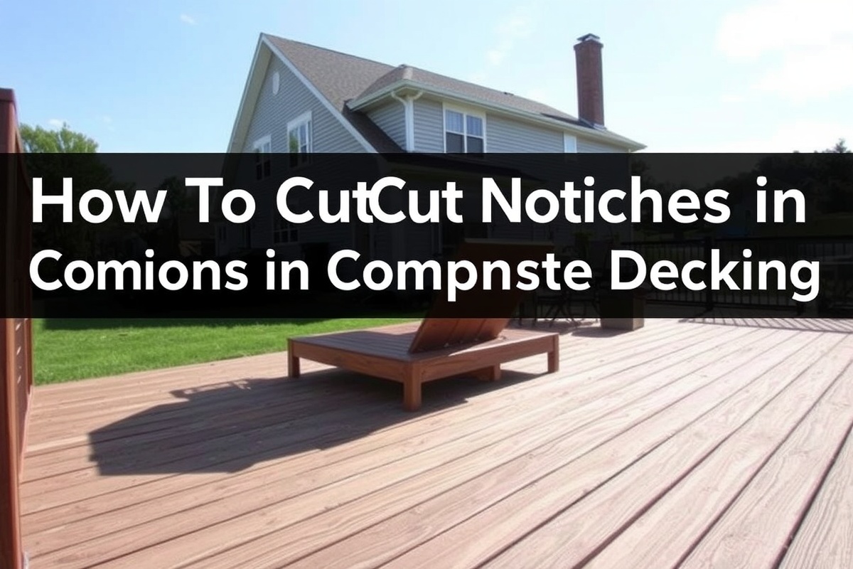 Expert Tips on How to Cut Notches in Composite Decking