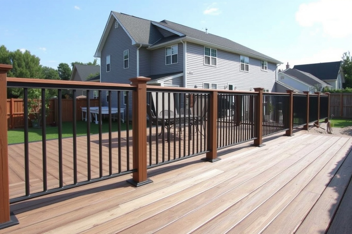 gapping composite decking