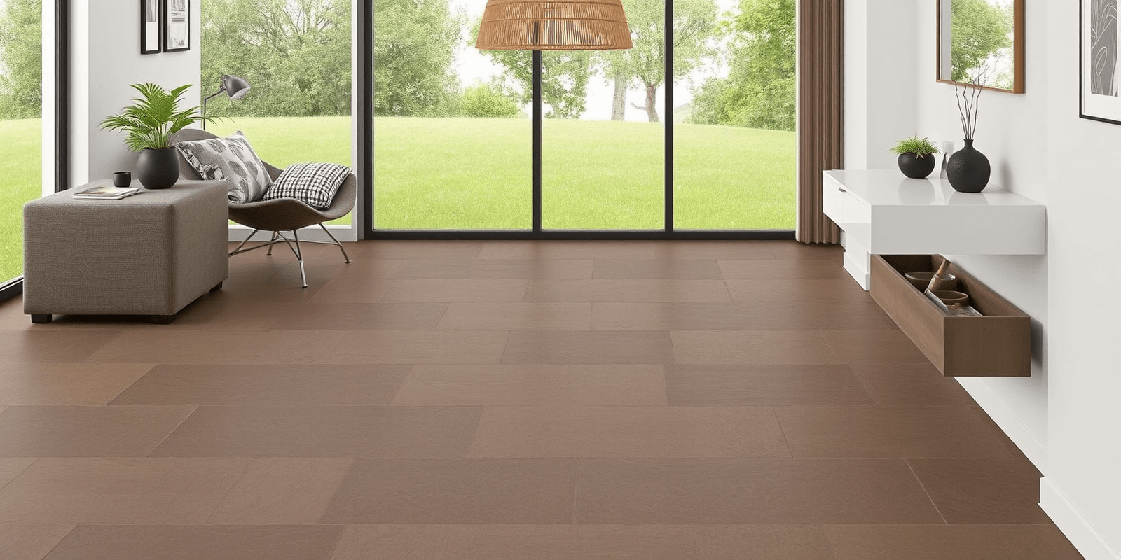 Happy Feet Brown Slate WPC HF 652: A Stylish Choice for Modern Home Interiors