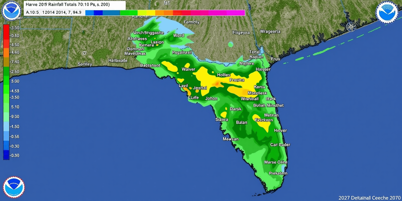 harve rainfall totals david roth wpc