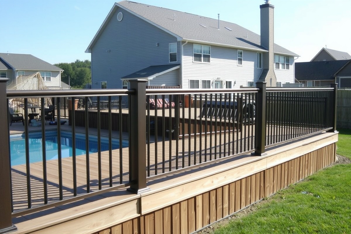 home depot composite decking railing