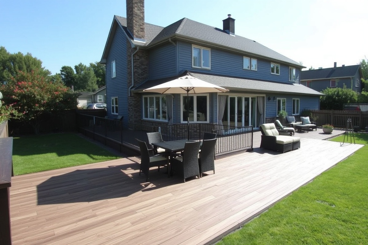 how is composite decking made