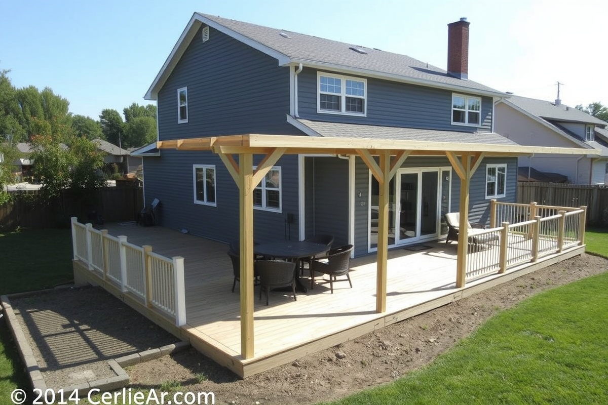 how to build composite decking frame