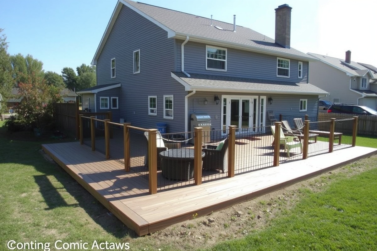 how to build composite decking steps