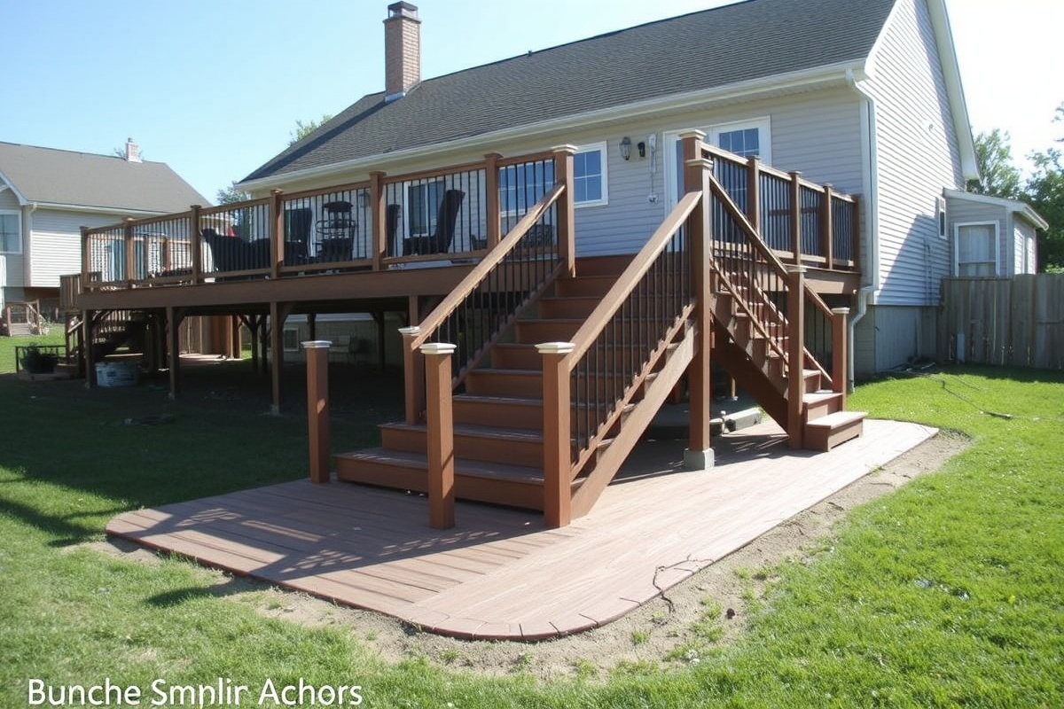 how to build stairs out of composite decking