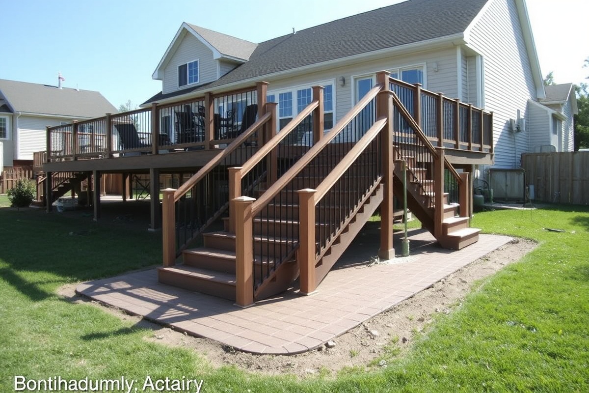 how to build stairs with composite decking