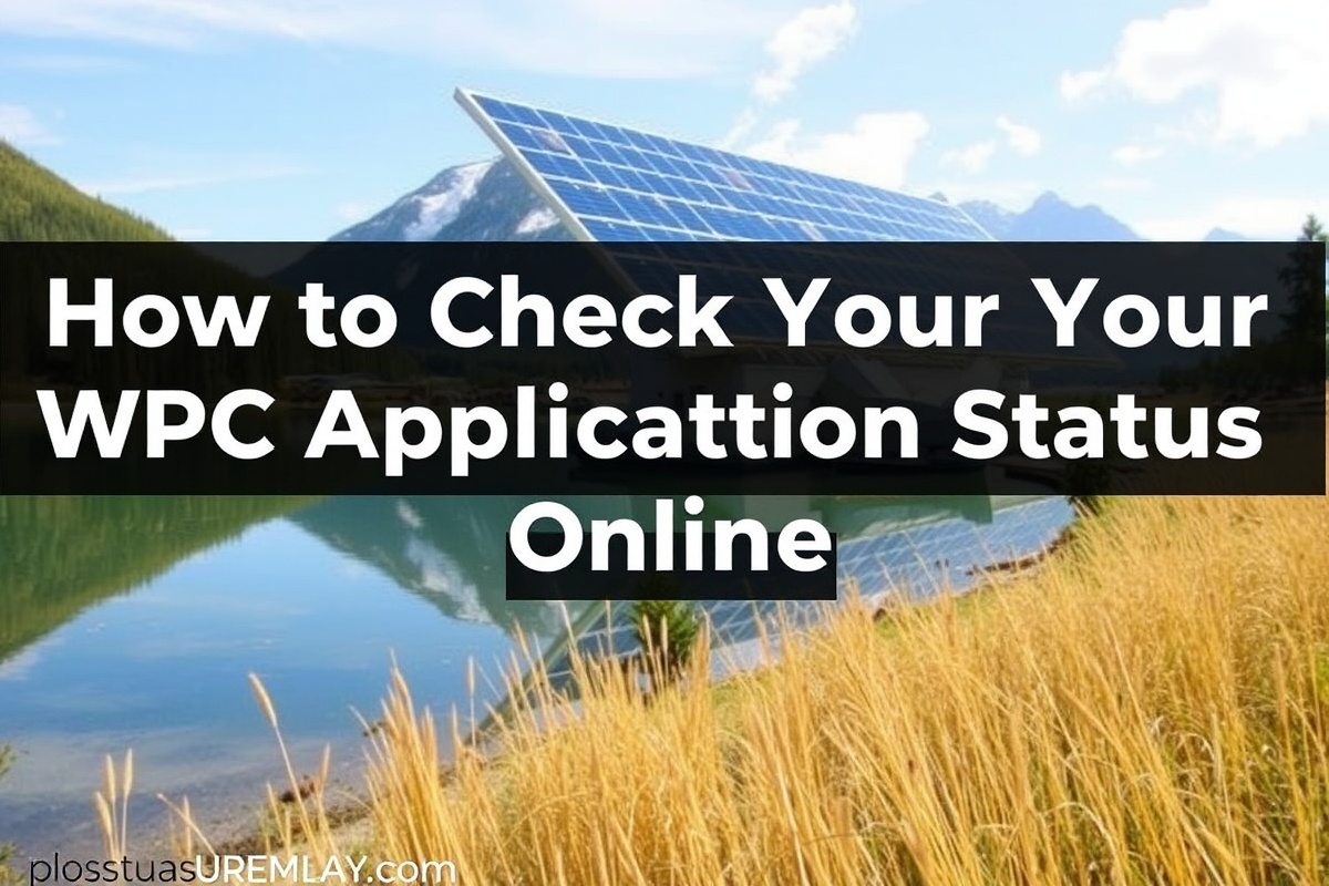 How to Check Your WPC Application Status Online