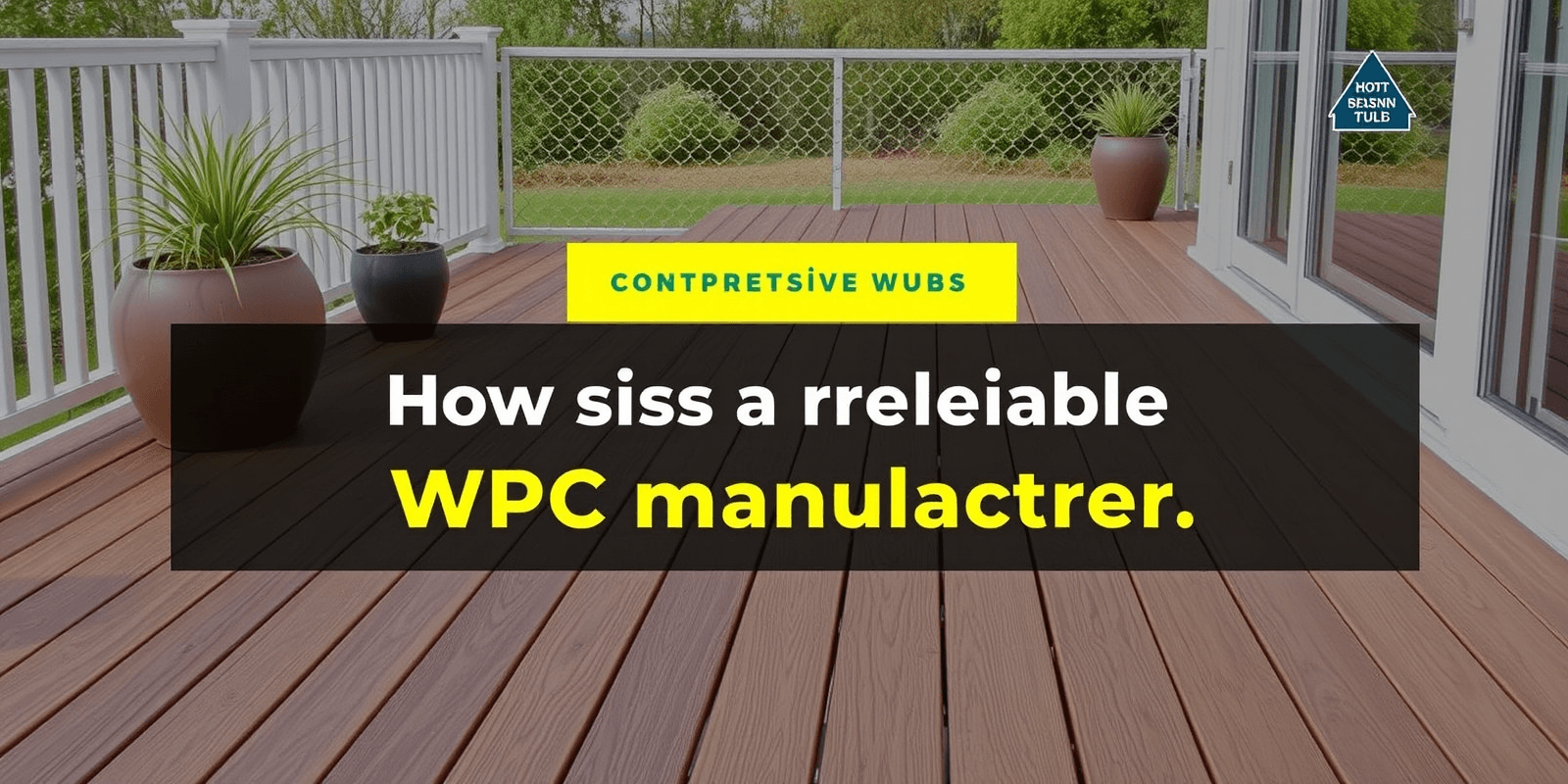 How to Choose a Reliable WPC Decking Manufacturer: A Comprehensive Guide