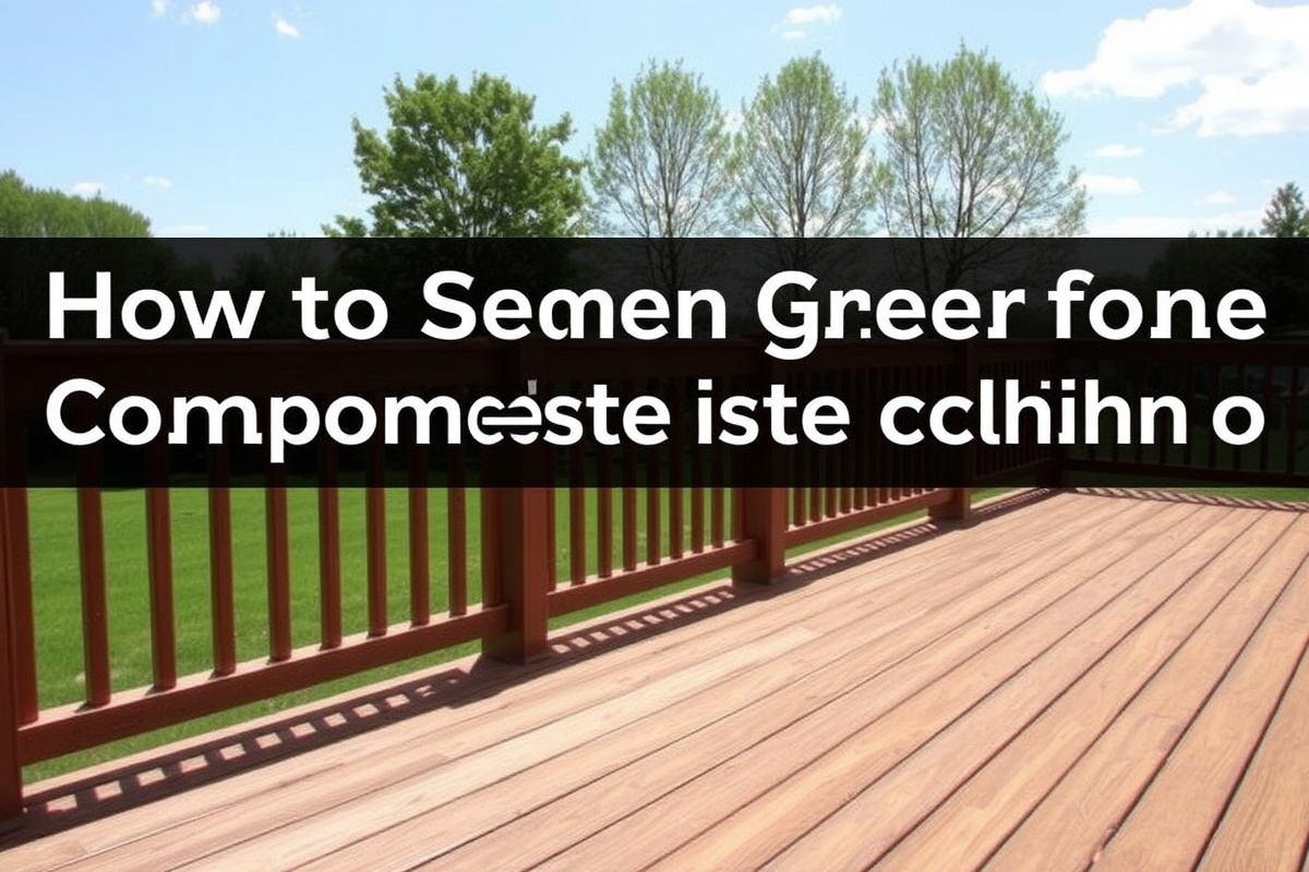 how to remove grease from composite decking