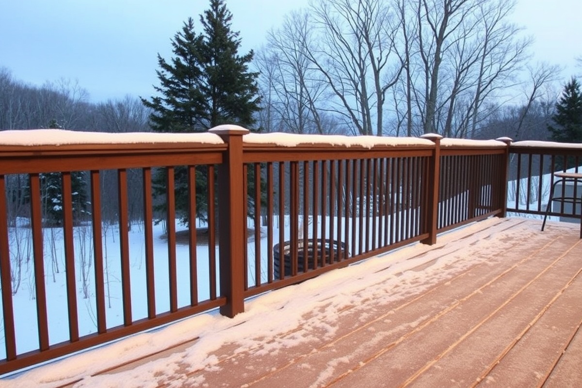 how to remove ice from composite decking