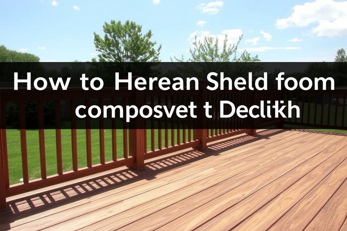 how to remove stains from composite decking