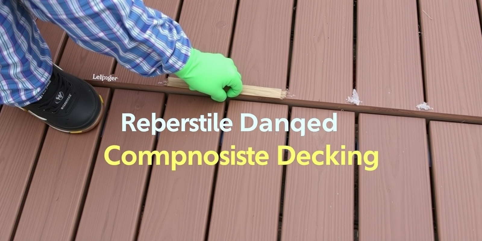 How to Repair Damaged Composite Decking: Step-by-Step Instructions