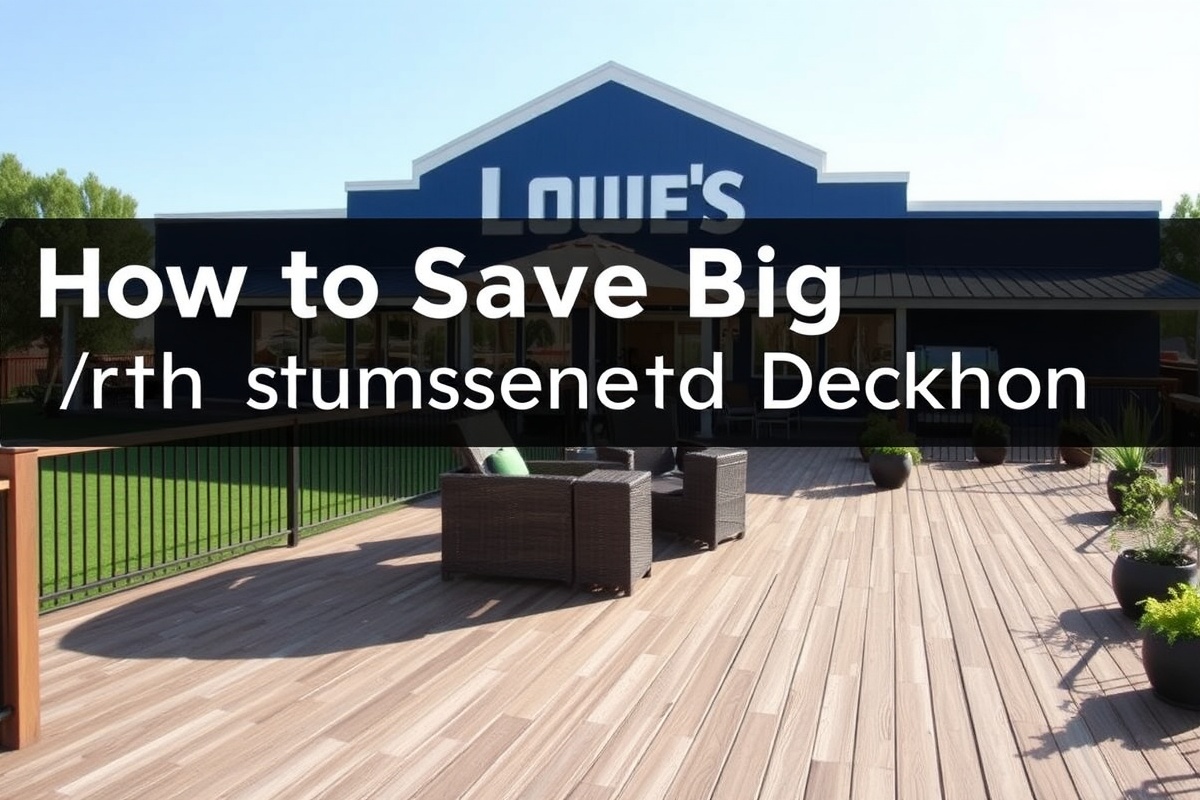 How to Save Big with Lowes Composite Decking On Sale