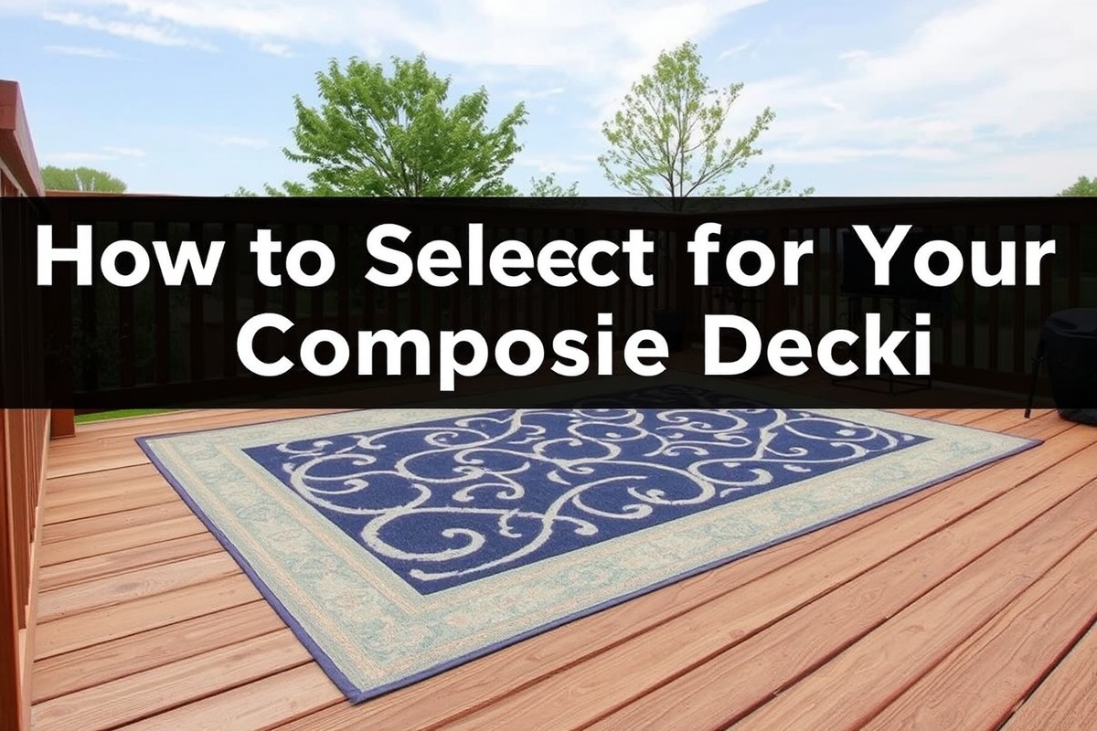 How to Select Rugs for Your Composite Decking: Tips and Tricks