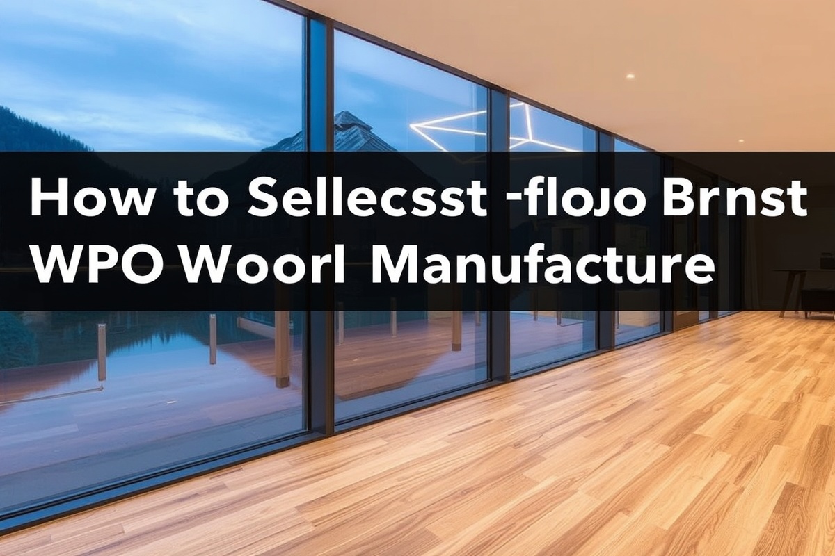 How to Select the Best WPC Wooden Flooring Manufacturer for Your Project