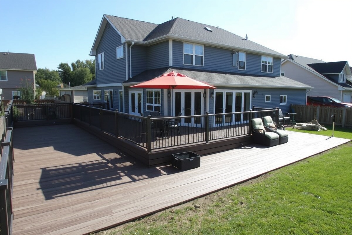 how to space composite decking