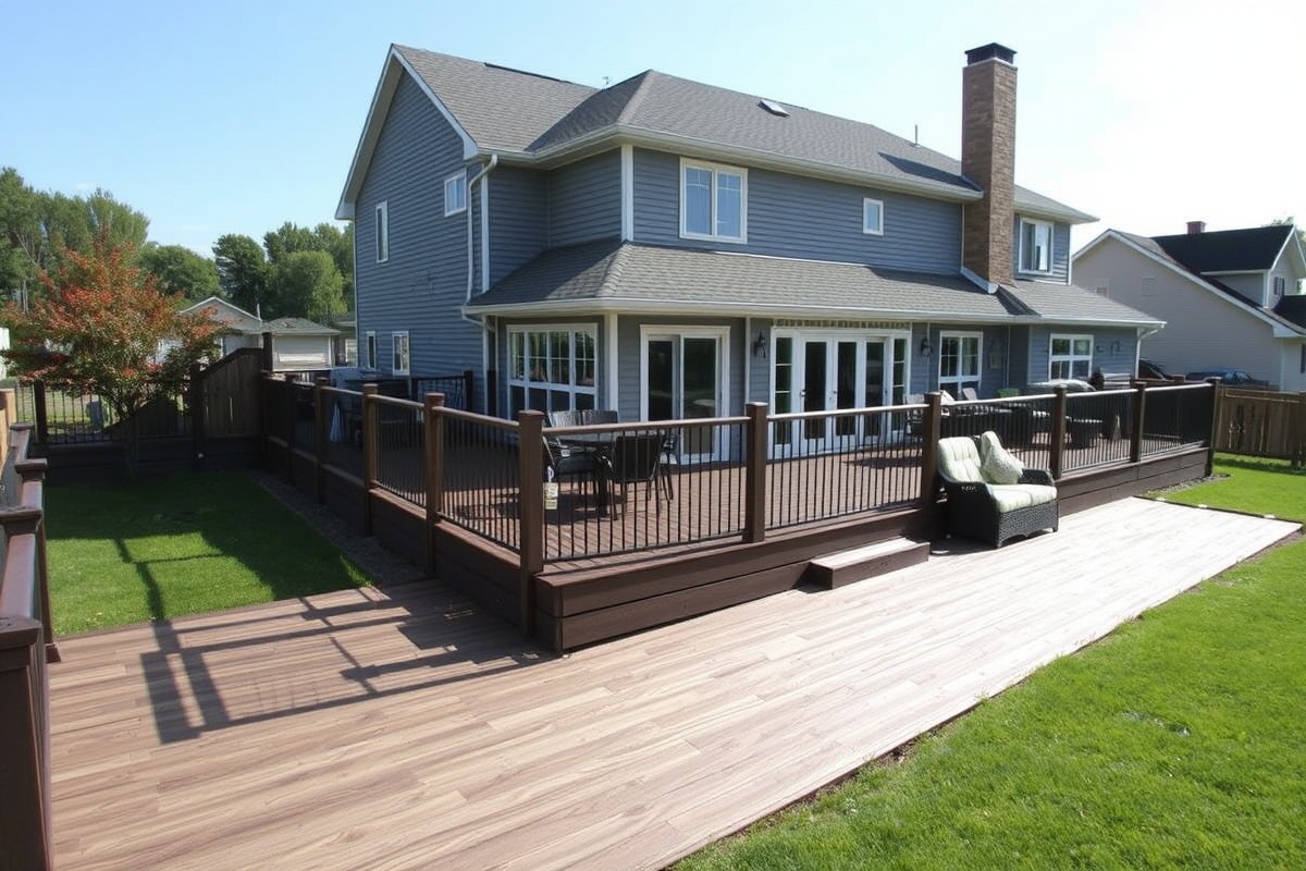 images of composite decking