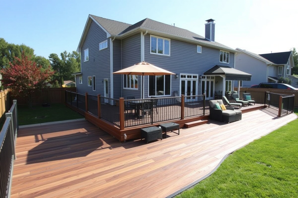 Innovative Two Tone Composite Decking: Elevate Your Backyard