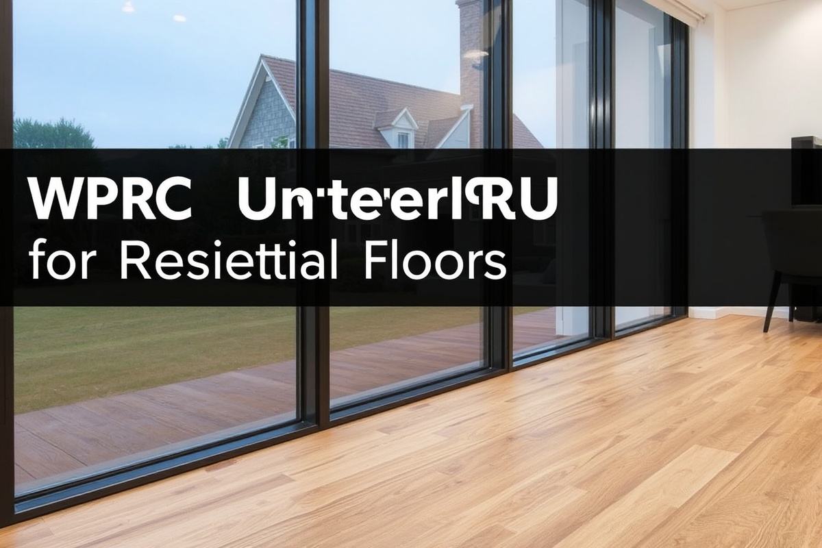 Installation Guide: WPC Unterbau for Residential Floors