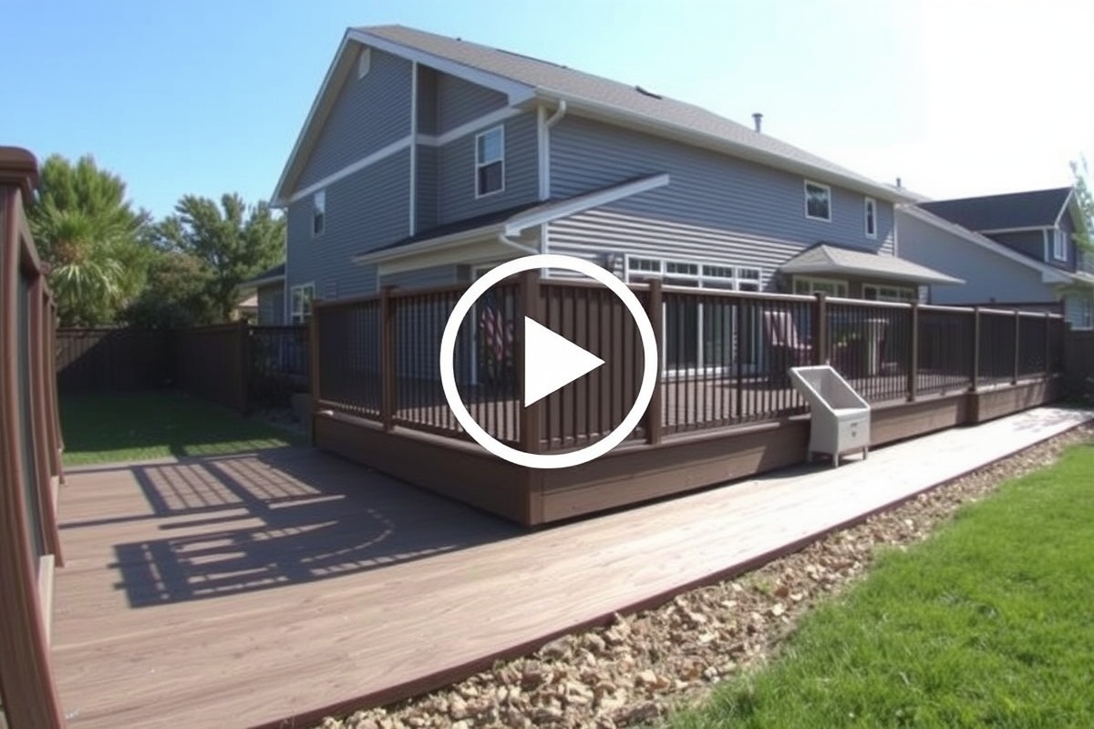 installing composite decking youtube