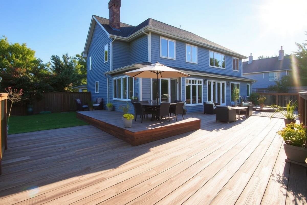 is composite decking hot in the sun