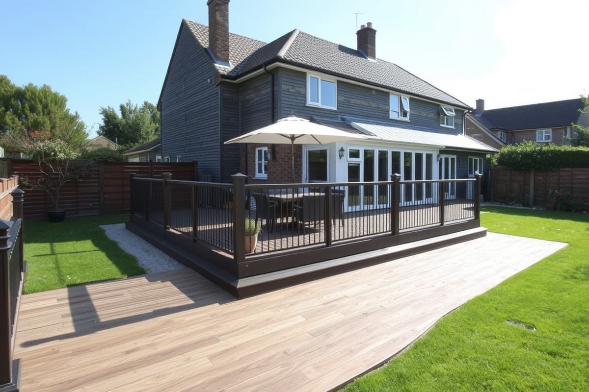 is composite decking more expensive than paving