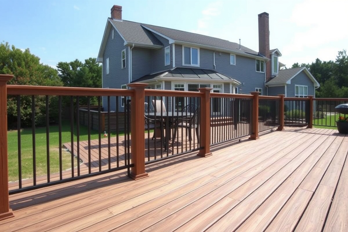 least slippery composite decking