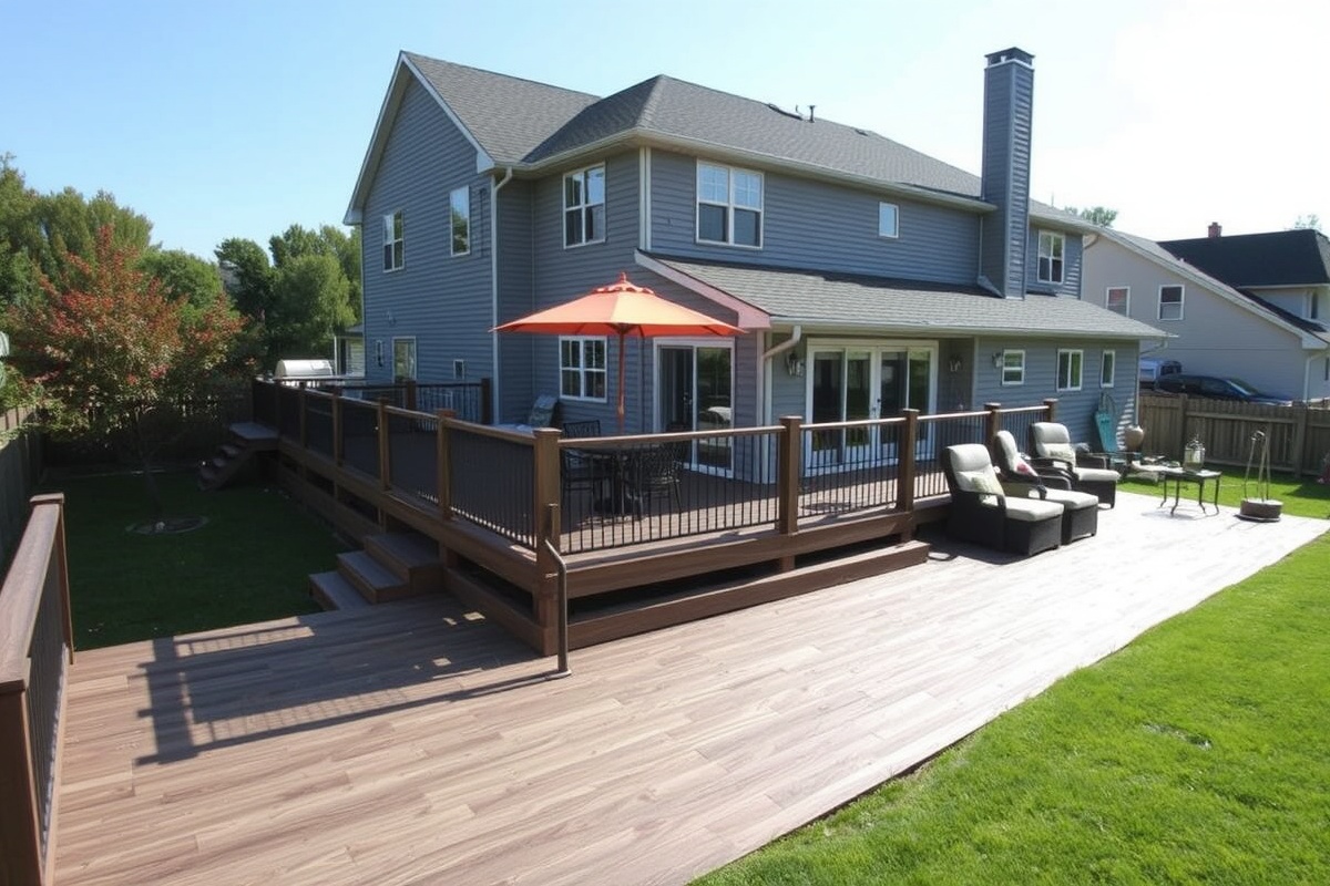 less expensive composite decking