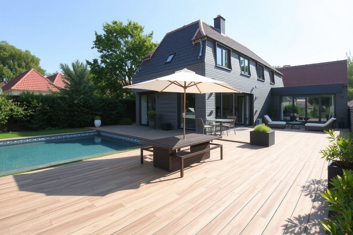 Light Brown WPC Decking: A Sustainable Choice for Modern Outdoor Design