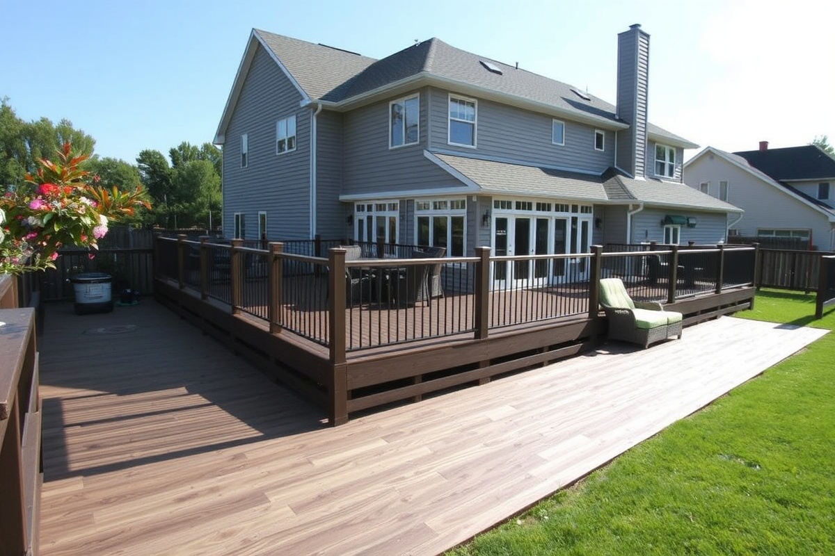 low maintenance composite decking