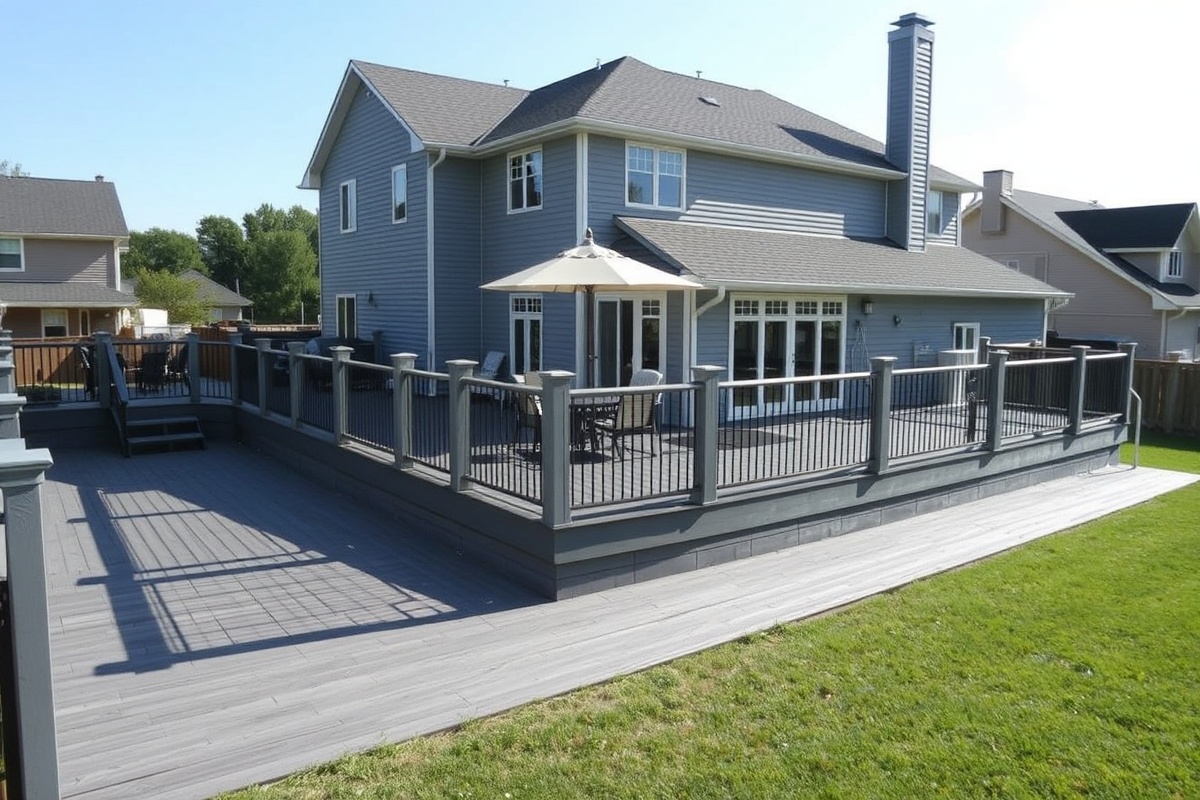 lowes gray composite decking